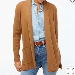 BNWT J. Crew Chelsea Sweater Blazer - Camel